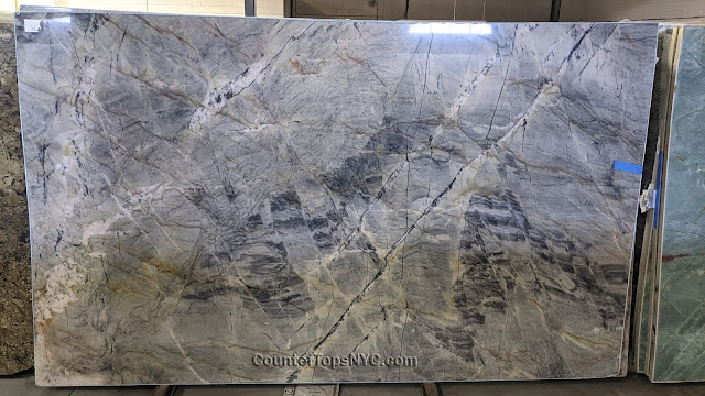 Tempest Blue Quartzite Slabs NYC