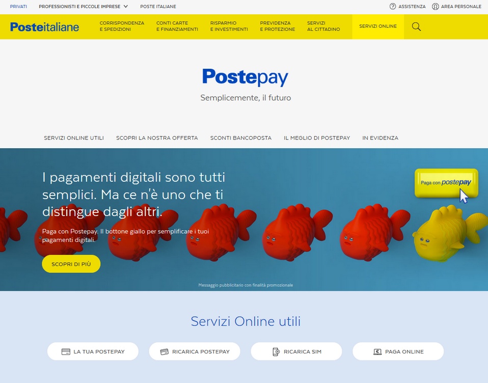 PostePay bookmakers