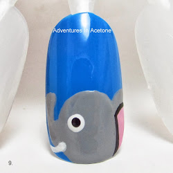 elephant nail tutorial step tuesday tusk cute striper curved opi brush