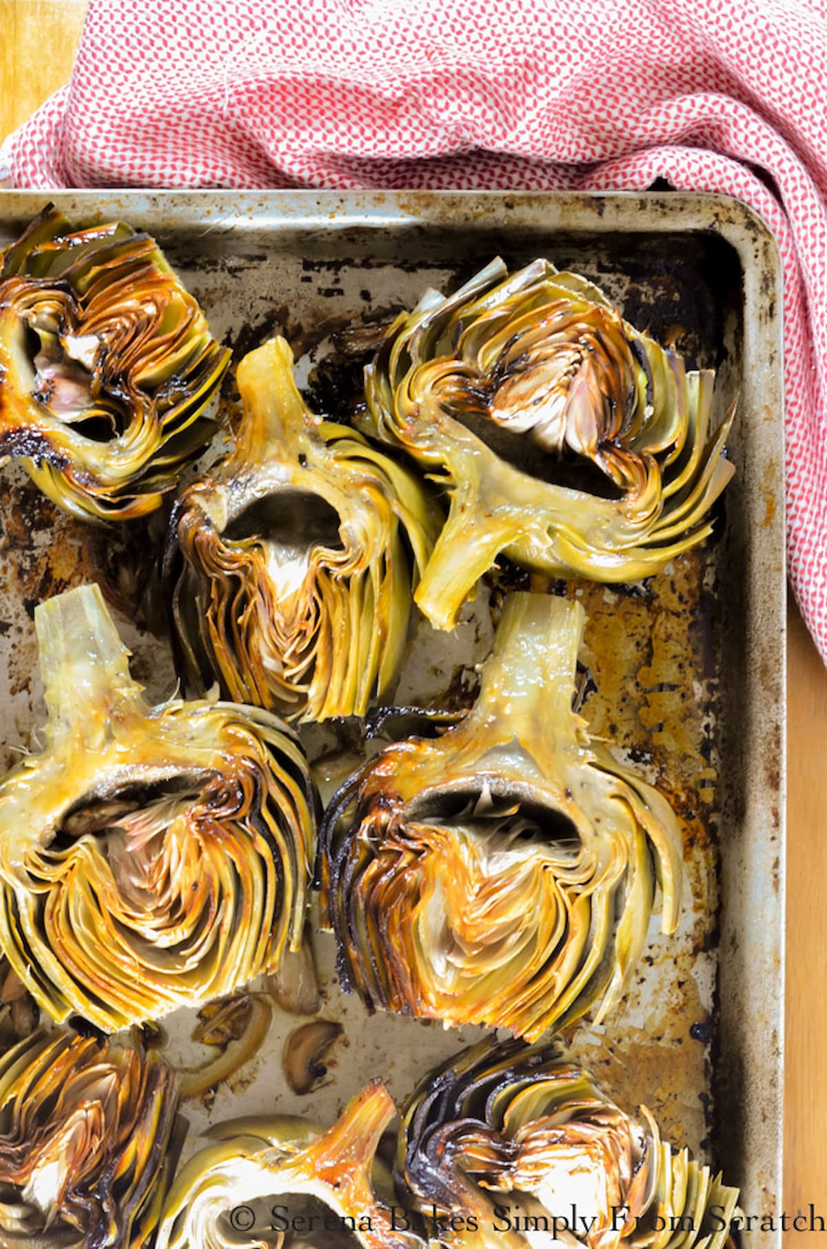 Oven Roasted Artichokes Serena Bakes Simply From Scratch