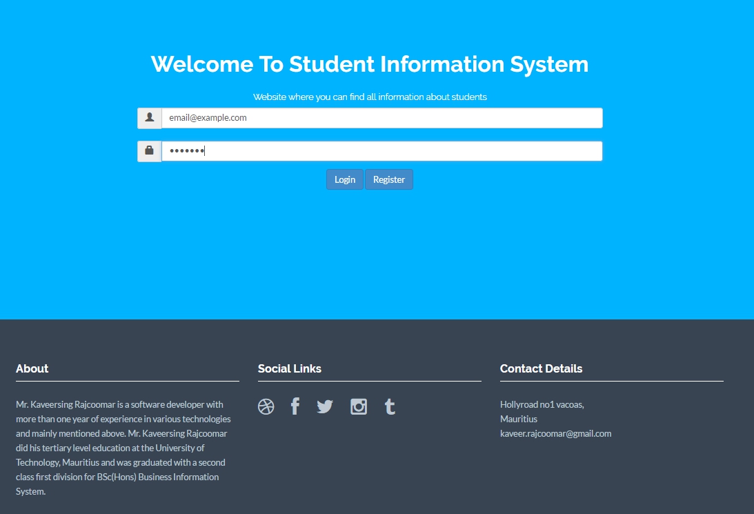 student information system