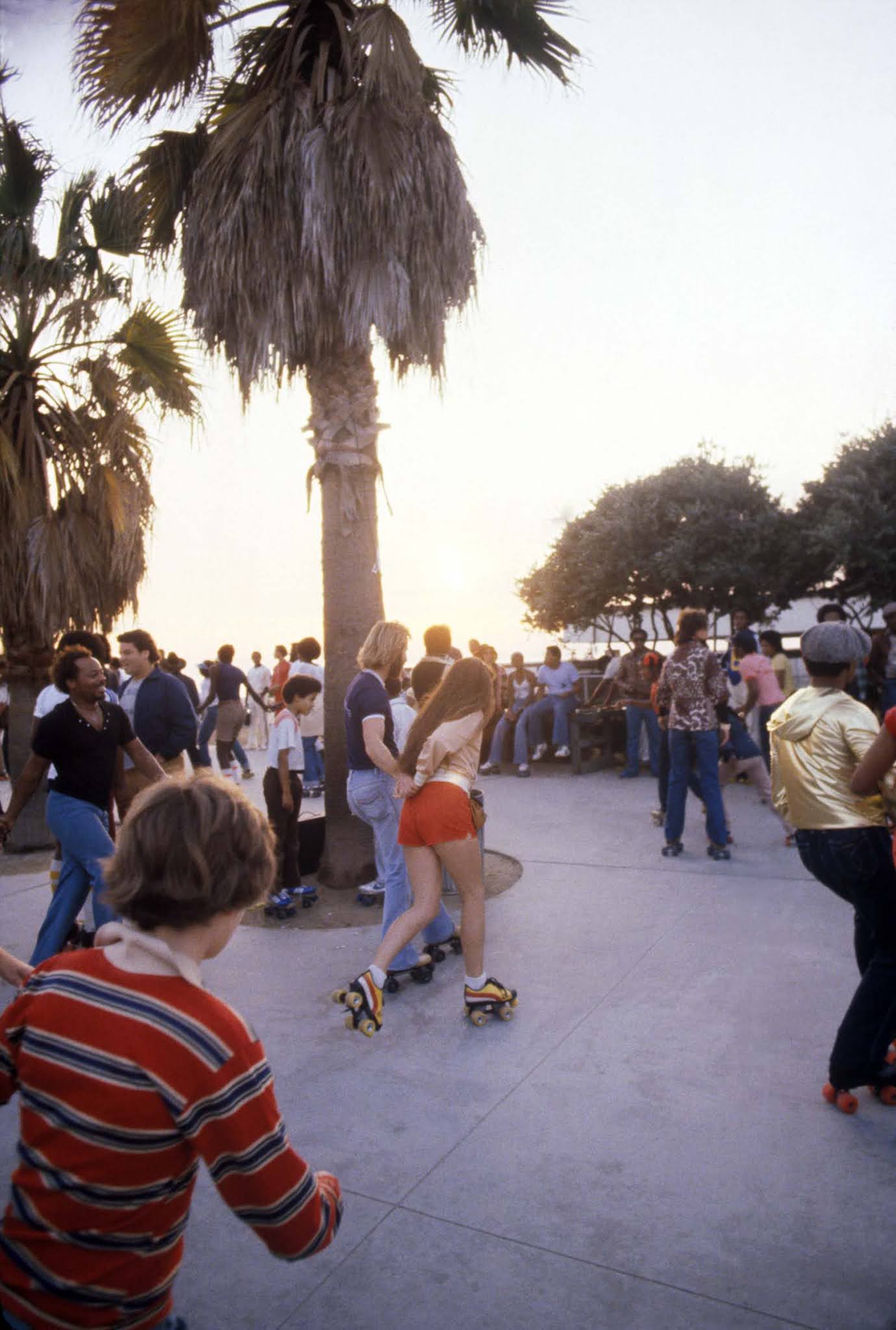 The roller skaters of Venice Beach, 1979