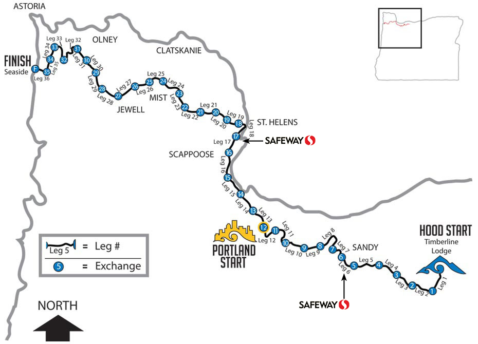 Marathon Lar Your "Official" Hood to Coast Weather Report