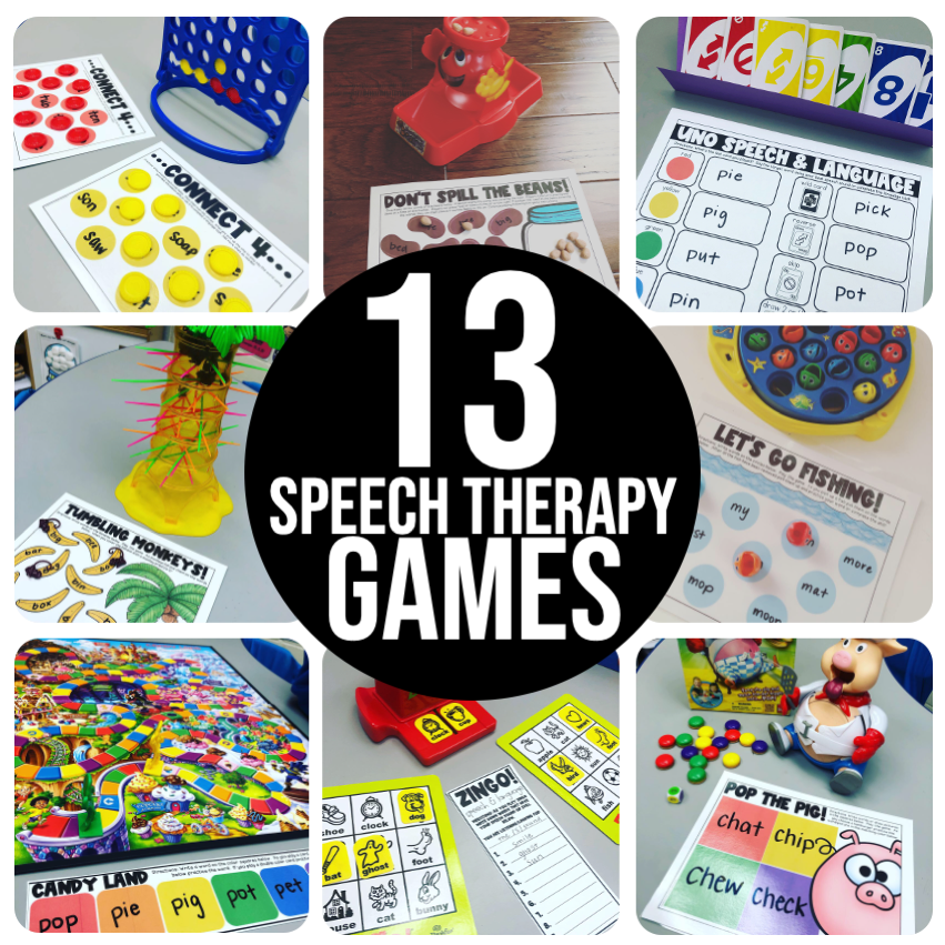 speech and language memory games