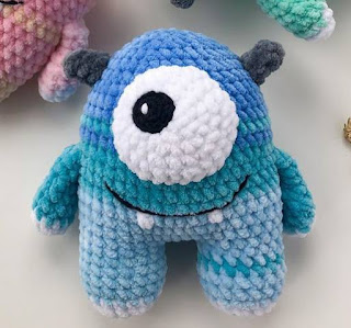 PATRON GRATIS MONSTRUO AMIGURUMI 45315