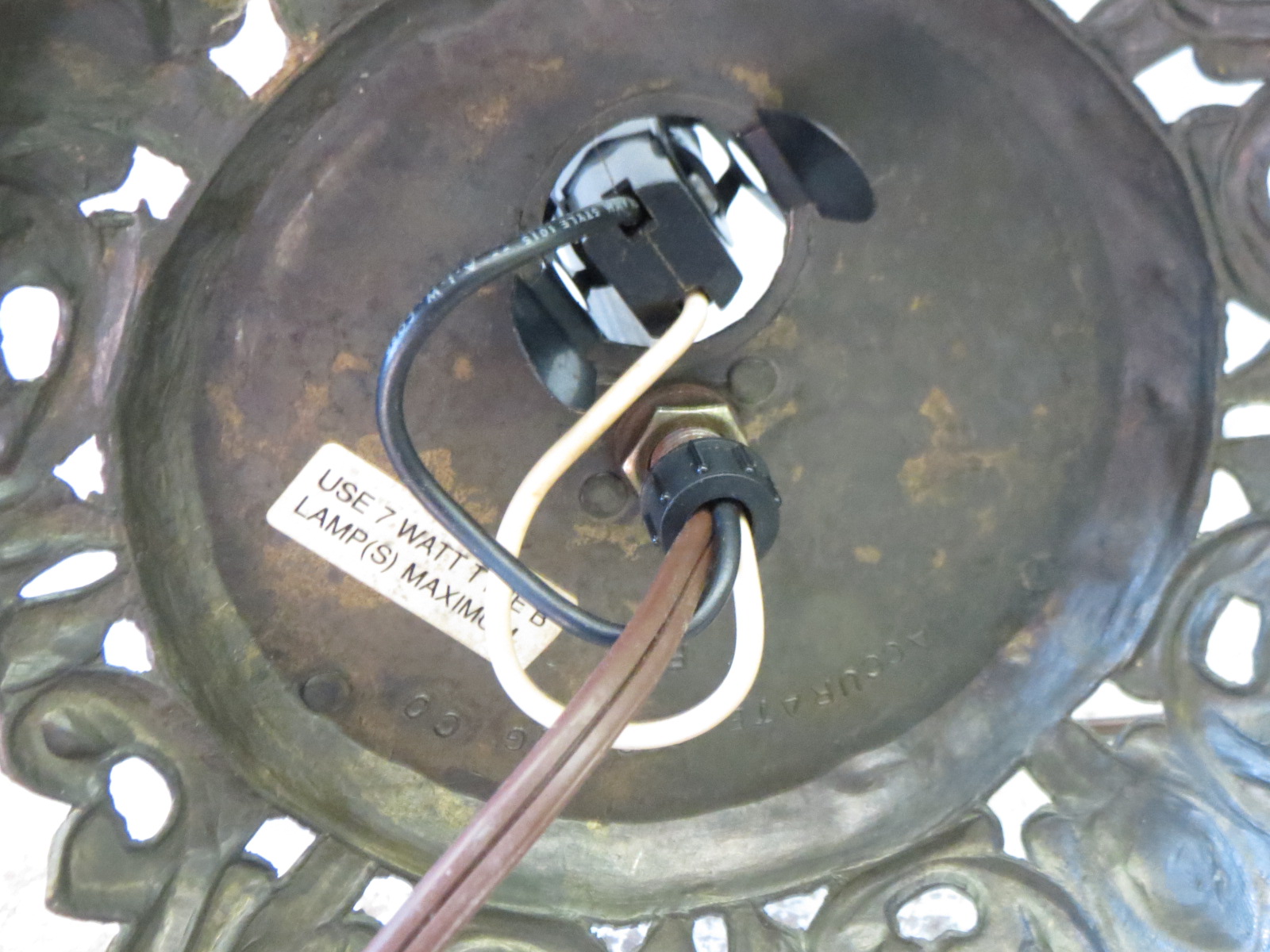 Lamp Parts and Repair | Lamp Doctor: Pinched Lamp Cord Replacement on