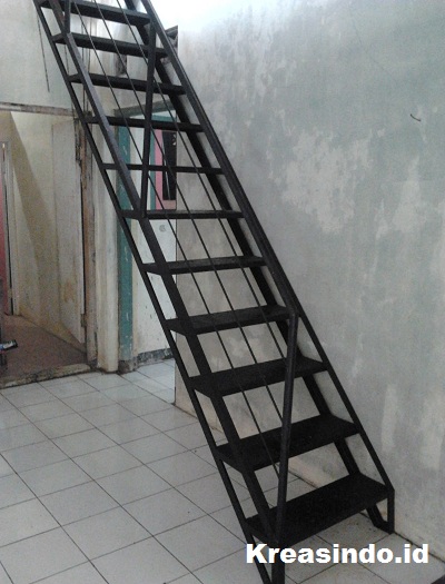 Ide Desain Tangga Trap Besi Untuk Rumah Minimalis