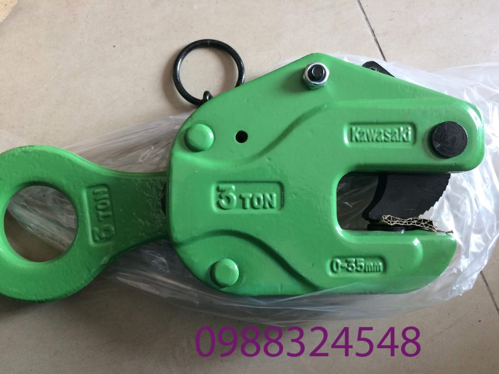 Kẹp tôn đứng Kawasaki 3 tấn