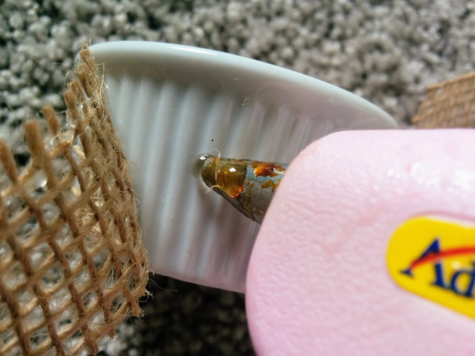 SpringThemed Ramekins Decorated from Dollar Tree