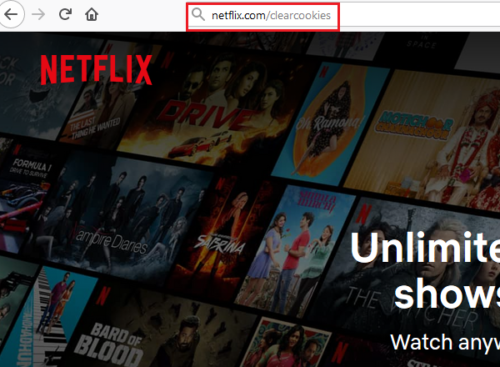 Очистить файлы cookie Нетфликс