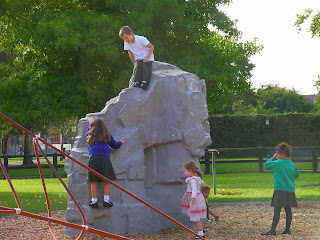 park play area obstacles
