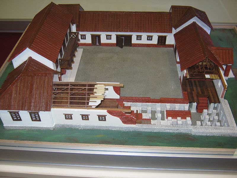 Ancient Roman Villa Model