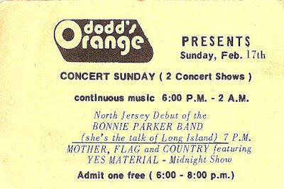 Dodd's Orange free pass for The Bonnie Parker Band