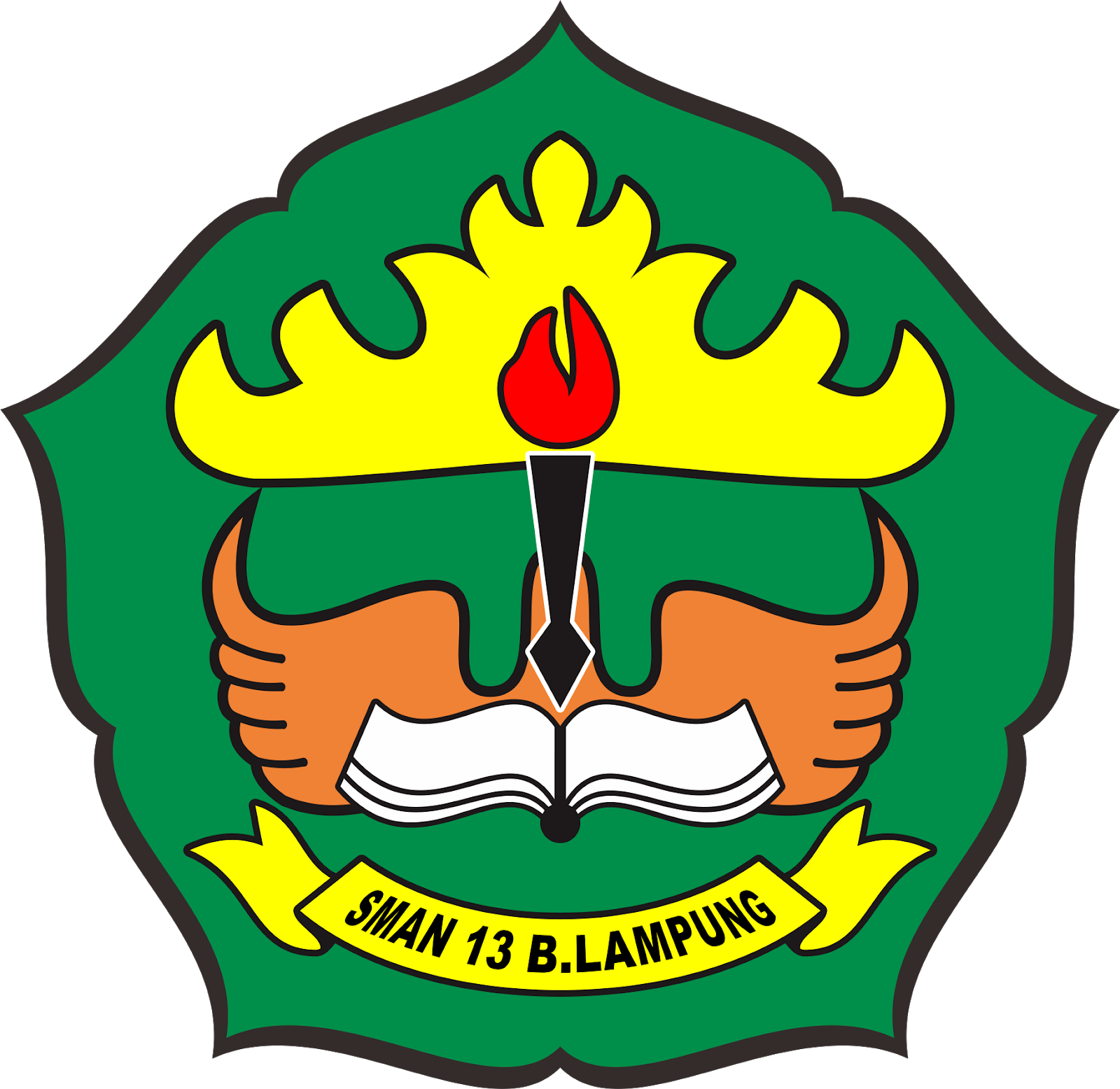 MAHKOTA SOUVENIR LAMPUNG: LOGO SMA NEGERI DI BANDAR LAMPUNG