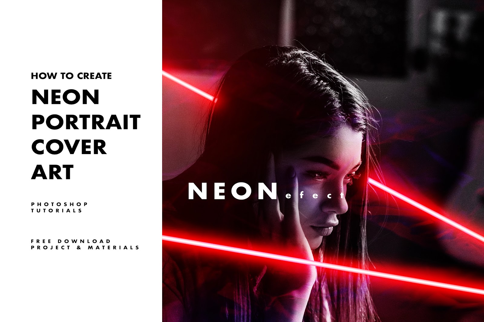 How to Create Neon Portrait Effect in Tutorials