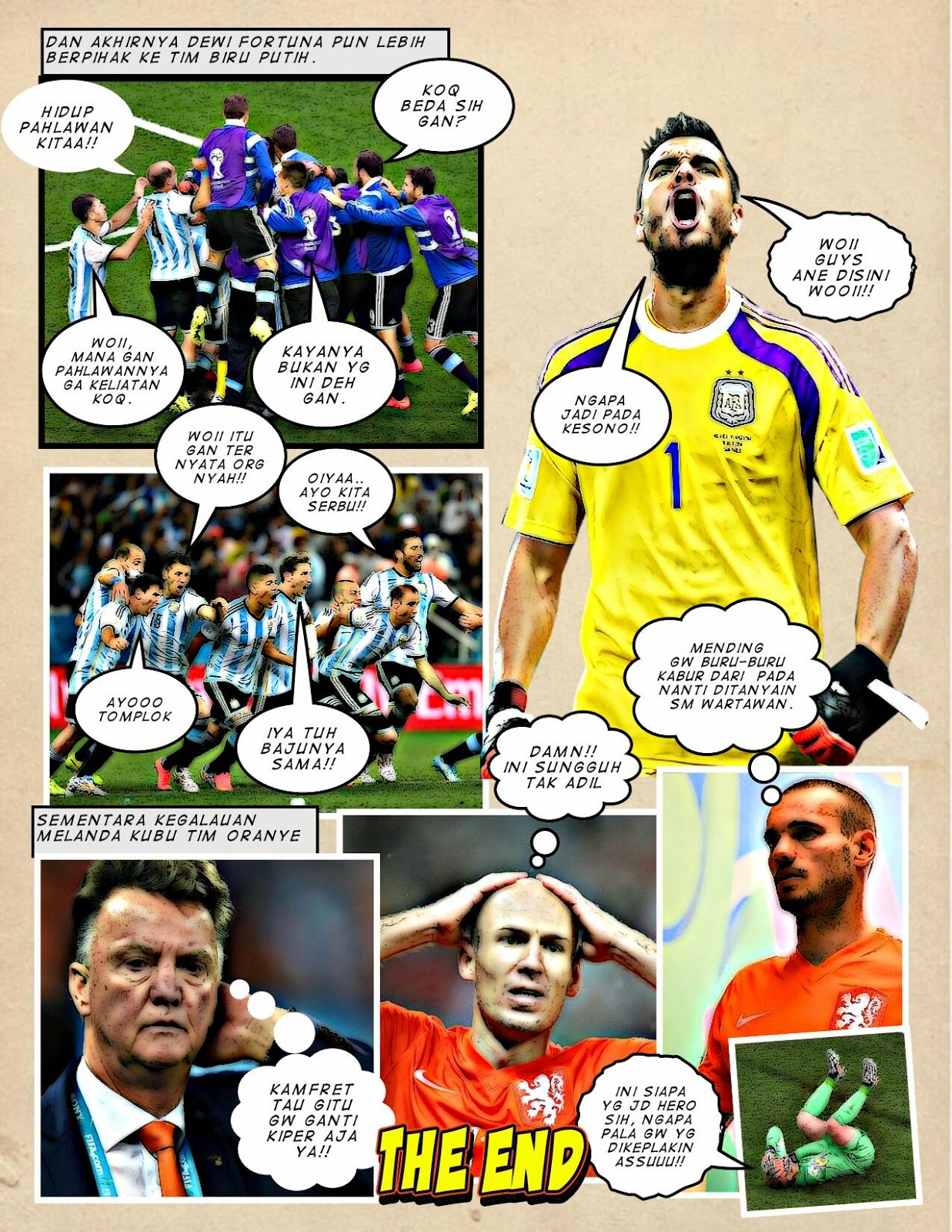 dwiguna_comic: ARGENTINA vs BELANDA