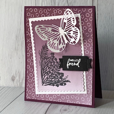 Stampin' Up! Butterfly Brilliance Bundle on Blackberry Bliss Cardstock