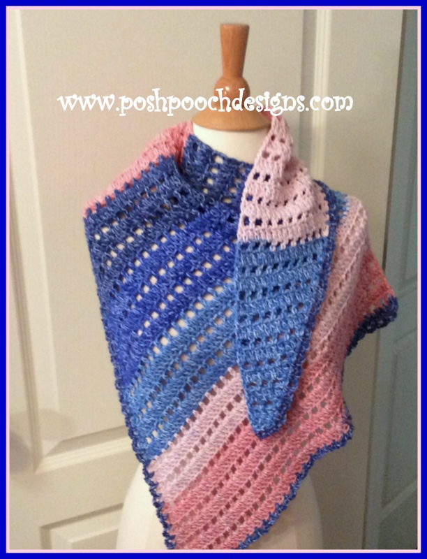 Posh Pooch Designs Boomerang Scarf Crochet Pattern Posh Pooch Designs