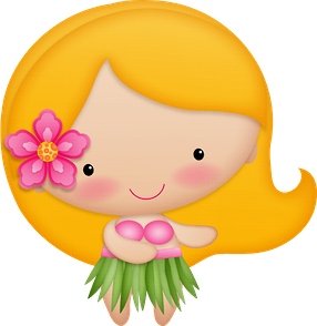 Scraps Vectores Graficos...... Hawaiian-girls-clipart-007