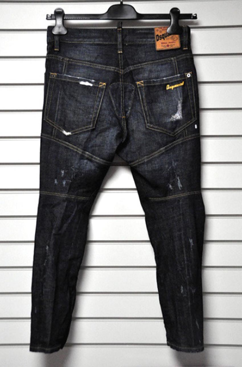 PSKPICTURE: 2011A/WDSQUARED2(ディースクエアード) レザー付デニムJEAN 48