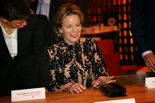 Queen Mathilde of Belgium attended the 'Fashion Talks Get Inspired' event in Antwerpen
