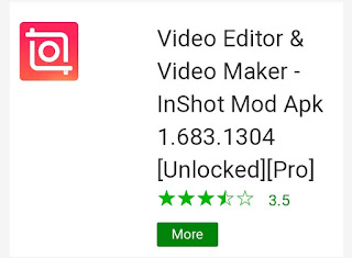 pilih inshot video editor
