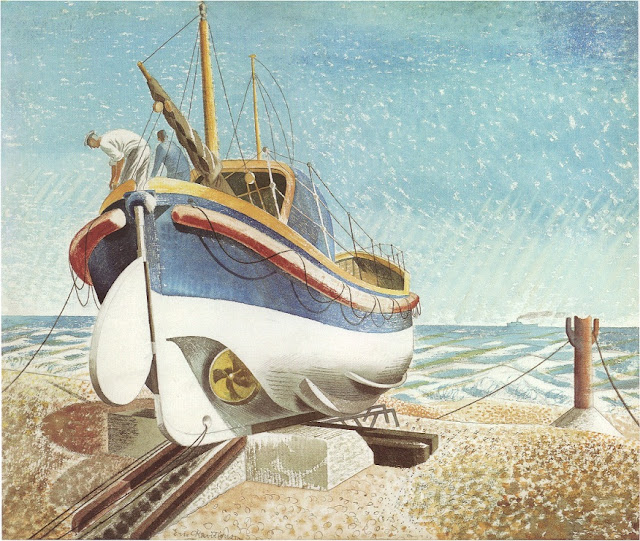 James Russell: Ravilious Lifeboat Print: Help for Heroes