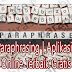 Website Paraphrasing | Aplikasi Parafrase Terbaik Gratis