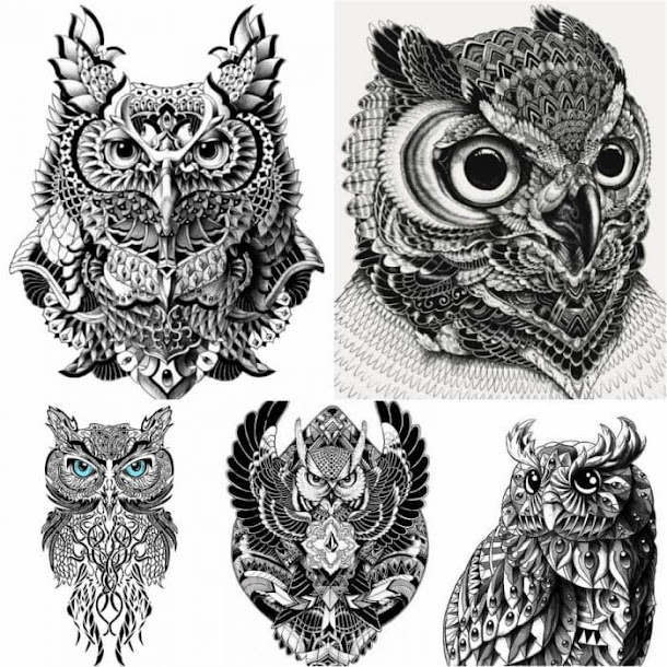 owl tattoo men