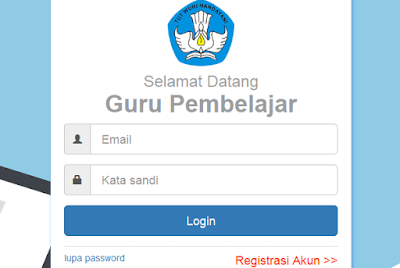 Login Aplikasi Guru Pembelajar Kemdikbud 2016