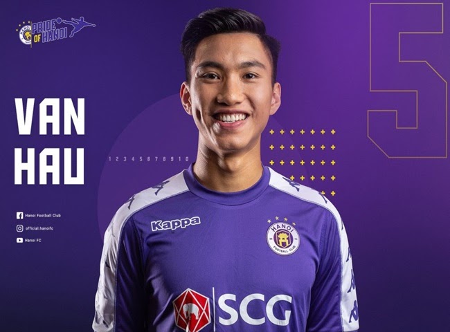 Đoàn Văn Hậu - cầu thủ trẻ của đội tuyển quốc gia Việt Nam