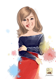 Me as cartoon con ;) *wink*