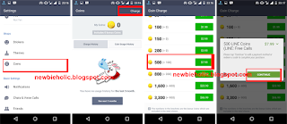 proses download stiker line berbayar gratis