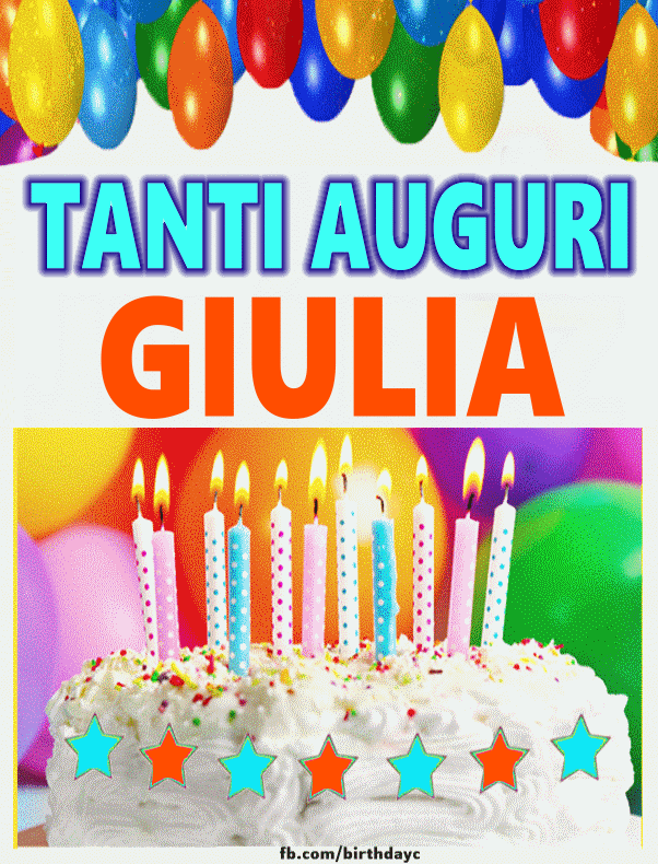 Torta Auguri Buon Compleanno Giulia
