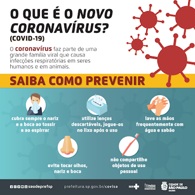 16 métodos de prevenção contra o coronavírus - Método emagreça de vez