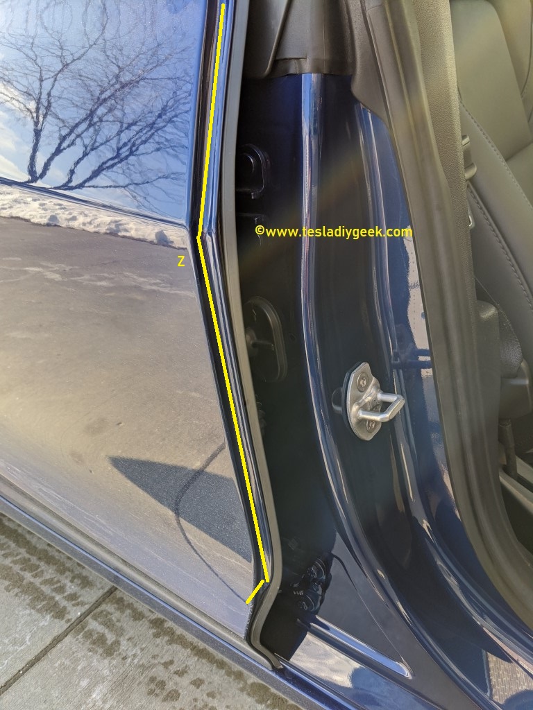 Tesla DIY Geek DIY Second Layer Door Seals and Gaskets