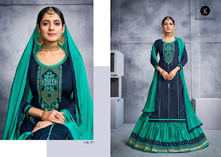 Kalarang Blossom vol 8 Ethnic Dress material