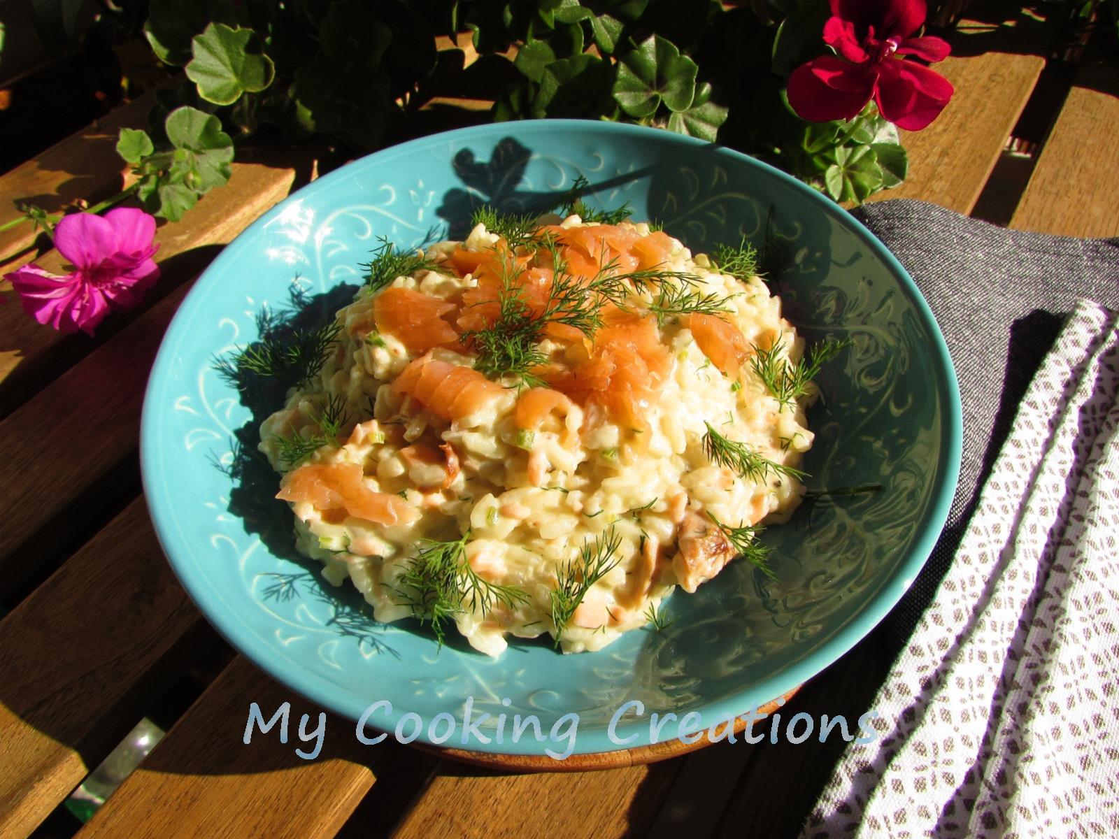 Ризото с пушена сьомга * Risotto al salmone di Luca Pappagallo