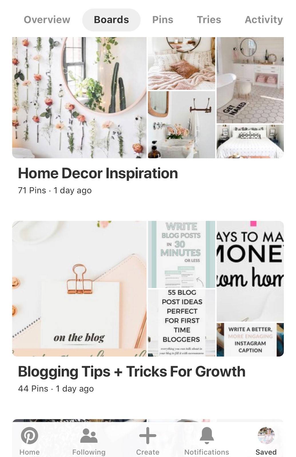 pinterest upload your pictures 5 things to do after publishing a new blog post