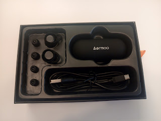 Aermoo B3 (Auriculares bluetooth tipo Airpods, IPX7)