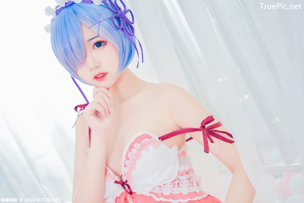 Image [MTCos] 喵糖映画 Vol.018 – Chinese Cute Model – Beautiful Rem Cosplay - TruePic.net - Picture-26