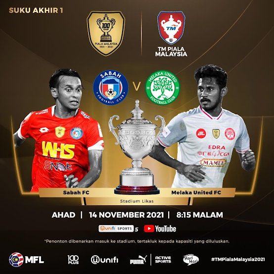Siaran Langsung Sabah vs Melaka 14.11.2021