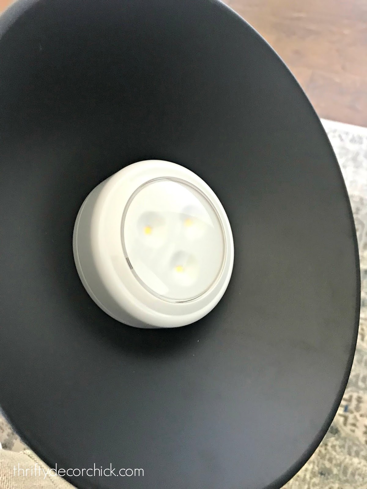 Using puck lights instead of bulb in light fixtures