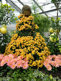 Allan Gardens Conservatory Chrysanthemum Show 2013 girl topiary by garden muses-a Toronto gardening blog