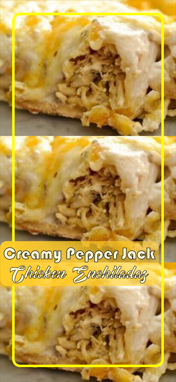Creamy Pepper Jack Chicken Enchiladas Floats CO