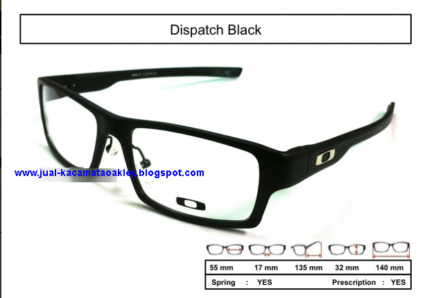 Frame Kacamata  Oakley  Dispatch Black  Kaca Mata  Oakley  