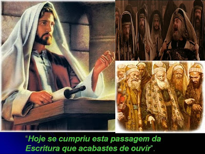 Resultado de imagem para “Hoje se cumpriu esta passagem da Escritura que acabastes de ouvir”.