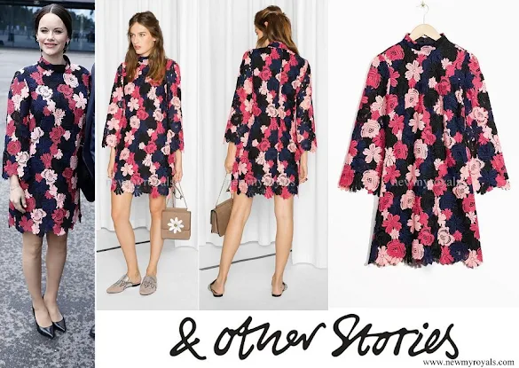 Princess Sofia wore a & Other Stories floral crochet dress