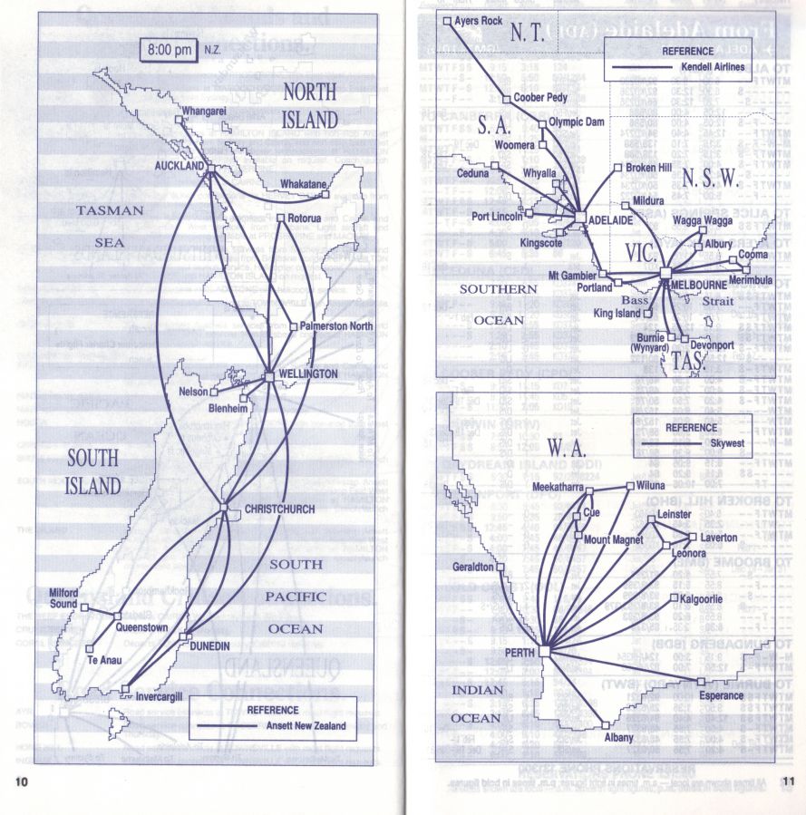 Airline memorabilia Ansett Australia (1992/1993)
