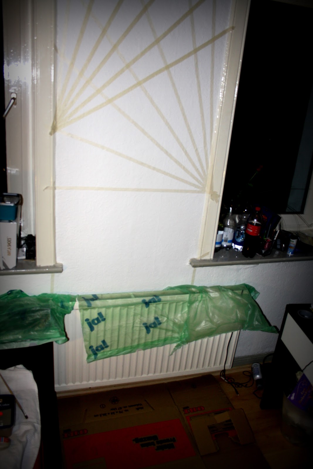 Wand Streichen Muster Abkleben Ideen : Das muster der rolle verleiht